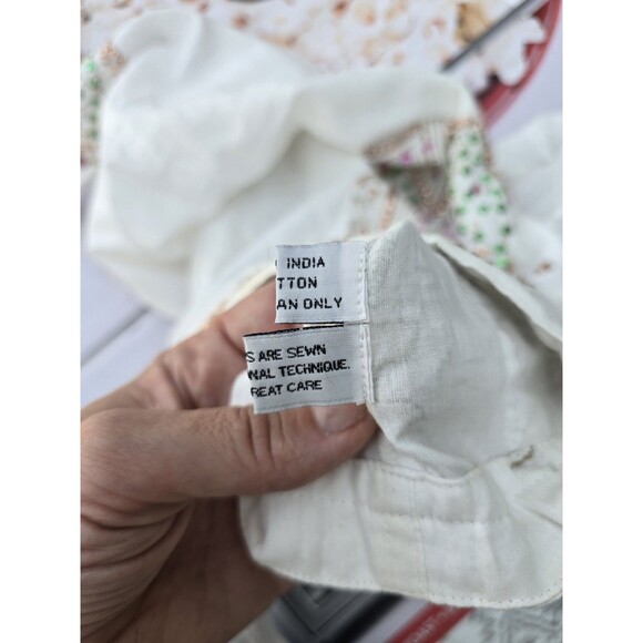 Juliet Dunn London Embroidered Elephant Romper One Size Boho Resortwear India - Picture 11 of 12